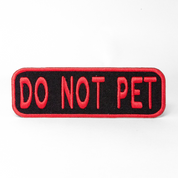 Do Not Pet 2x6 Patch